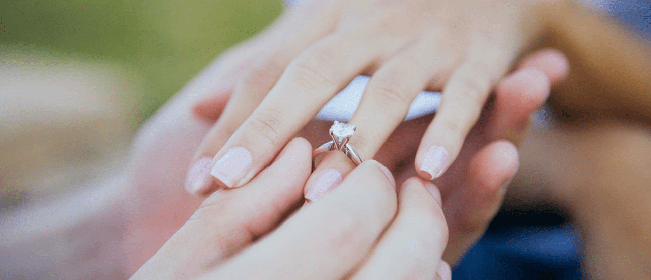 bague de fiancaille en diamant